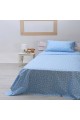 Σετ σεντόνια ημίδιπλα 165x270 Sunshine 22 blue