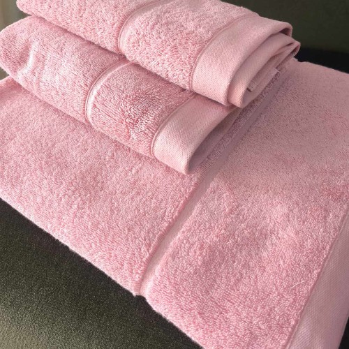 Πετσέτες μπάνιου 3 τμχ VALENTINI VP ΡΟΖ