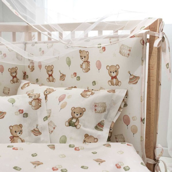 Σετ Σεντόνια Κούνιας Vesta Home Berry