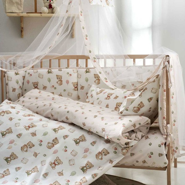 Σετ Σεντόνια Κούνιας Vesta Home Berry