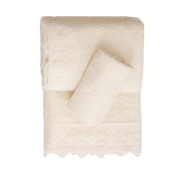 Πετσέτες μπάνιου 3 τμχ (70x140) Viopros Κηπούρ Δανδέλα 6