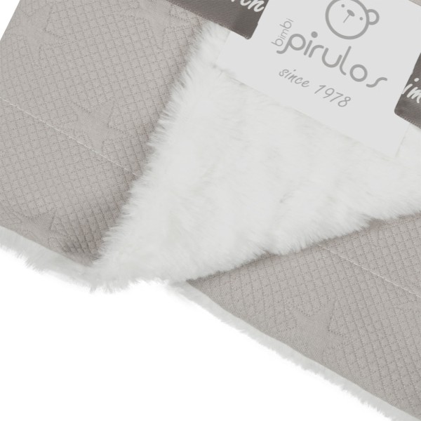 Κουβέρτα γούνα αγκαλιάς bimbipirulos New stars gris