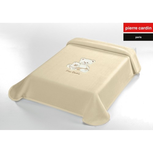 ΚΟΥΒΕΡΤΑ ΚΟΥΝΙΑΣ 110Χ140 PIERRE CARDIN (560) BEIGE