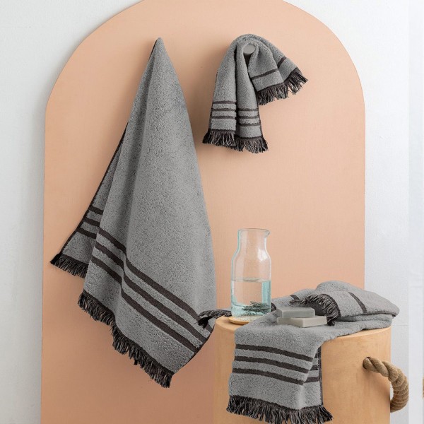 Πετσέτες μπάνιου 3 τμχ Palamaiki Bay Fog