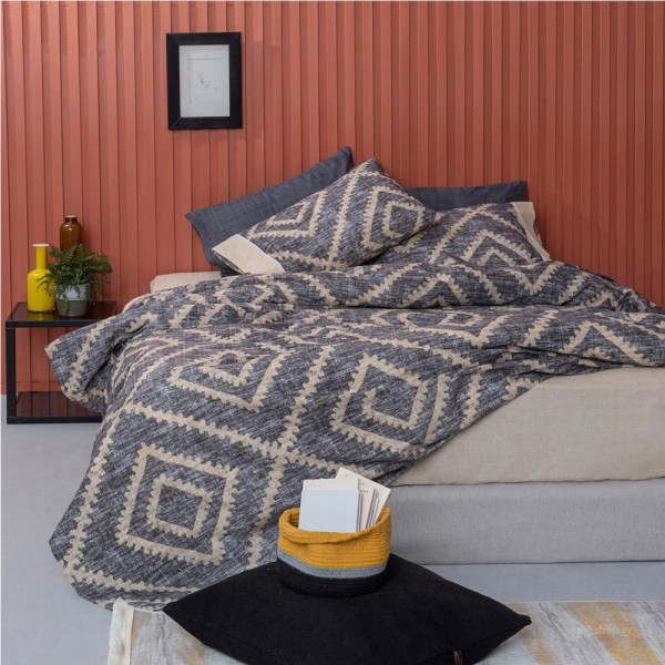 Σετ παπλωματοθήκη ημίδιπλη Palamaiki Coordinabile CB2069 170x250