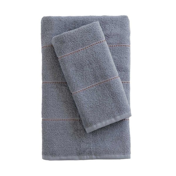Πετσέτες μπάνιου 3 τμχ Palamaiki Cler Grey