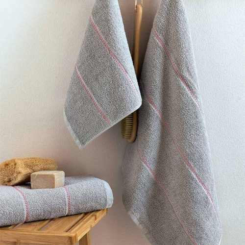 Πετσέτες μπάνιου 3 τμχ Palamaiki Cler Silver