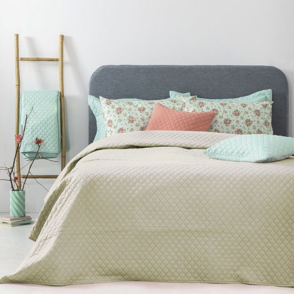 Κουβερλί Υπέρδιπλο (Σετ 220x240) Palamaiki Jenn/2 Ivory