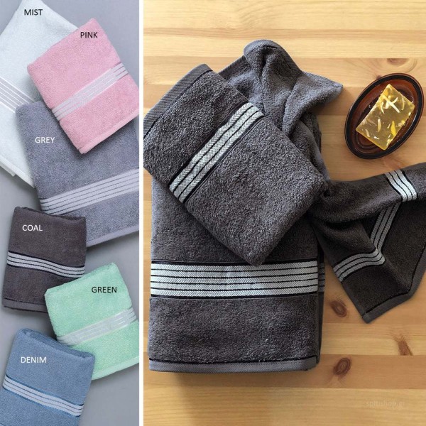 Πετσέτες μπάνιου 3 τμχ (70x140) Palamaiki Rory