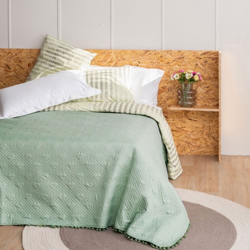 Κουβερλί Υπέρδιπλο (Σετ) Palamaiki Morgan Green 70x140