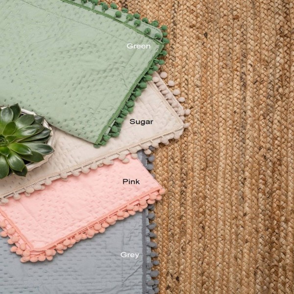 Κουβερλί Υπέρδιπλο (Σετ) Palamaiki Morgan Grey 220x240