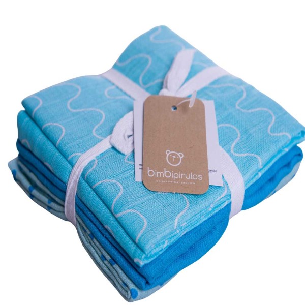 Μουσελίνες/Πάνες αγκαλιάς σετ 3 τμχ 70x80 Bimbipirulos